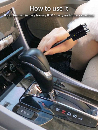 USB Car Ambient lighting Star Sky Vehicle Atmosphere Light - www.Shopthatapp.com