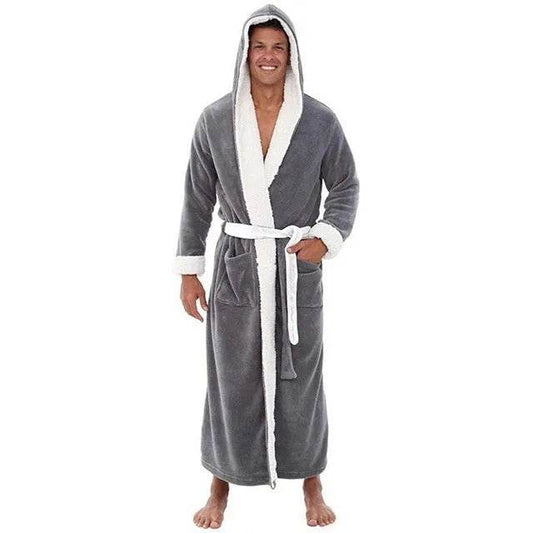 Men's Winter Pajamas – Soft Cotton Long Sleeve Warm Sleepwear - www.Shopthatapp.com