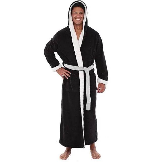 Men's Winter Pajamas – Soft Cotton Long Sleeve Warm Sleepwear - www.Shopthatapp.com
