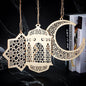 Eid Mubarak Pendant Desktop Wooden Decorative Ornament