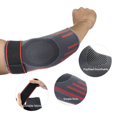 Adjustable Compression Strap Elbow Support Brace - www.Shopthatapp.com