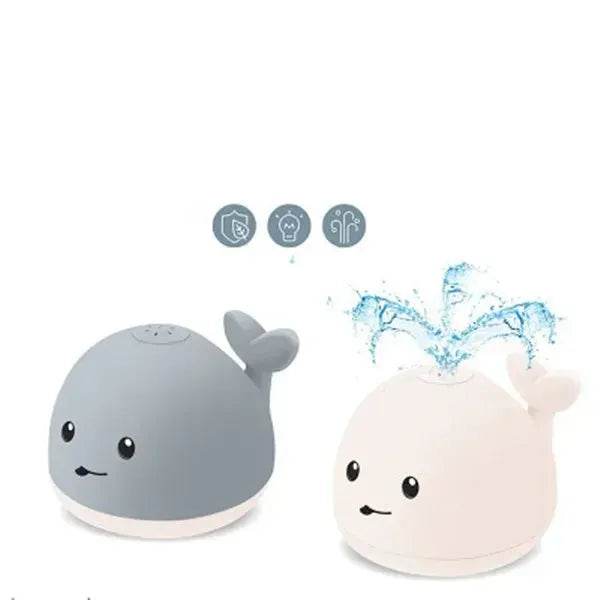 Baby Cute LED Light spray water whale bath toy - www.Shopthatapp.com