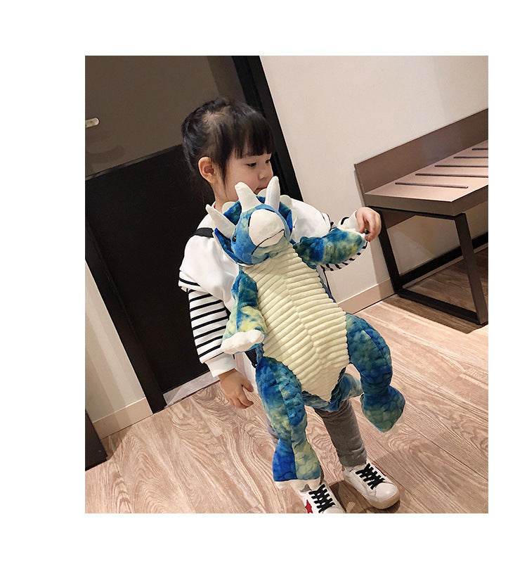3D Dinosaur Kids Backpack – Cute Cartoon Plush Bag - www.Shopthatapp.com