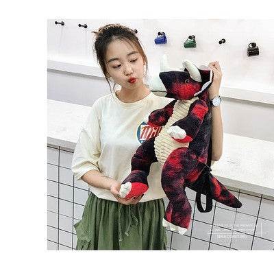 3D Dinosaur Kids Backpack – Cute Cartoon Plush Bag - www.Shopthatapp.com