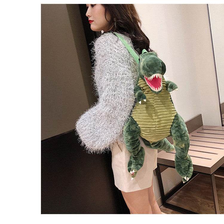 3D Dinosaur Kids Backpack – Cute Cartoon Plush Bag - www.Shopthatapp.com