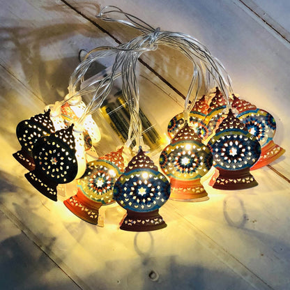 LED Lantern Palace Lantern Eid Mubarak String Lights Ramadan Festival Decoration - www.Shopthatapp.com
