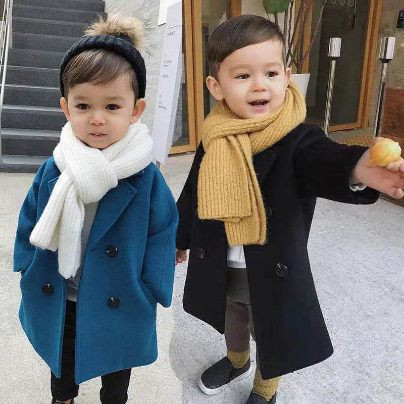 Children Winter Lapel Cardigan Jacket Kids - www.Shopthatapp.com
