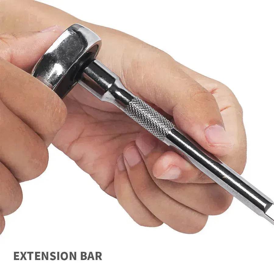 Car Repair Tool 46pcs Inch Socket Set Car Repair Tool Ratchet Torque Wrench Combo Tools Kit Auto Repairing Tool Set - www.Shopthatapp.com