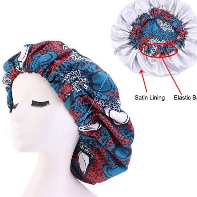Bounce Curly Hair  Bonnet Women Night Sleep Cap - www.Shopthatapp.com