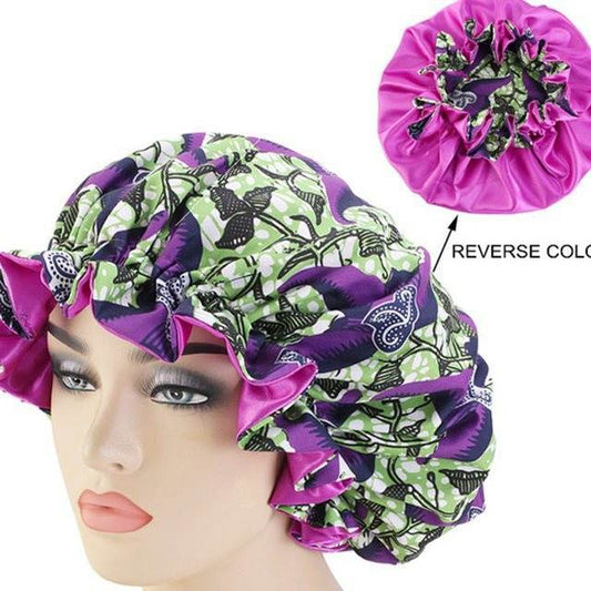 Bounce Curly Hair  Bonnet Women Night Sleep Cap - www.Shopthatapp.com