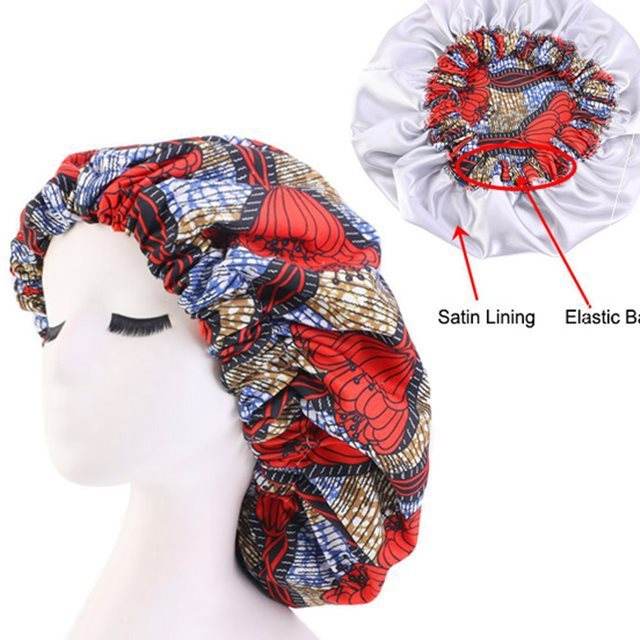 Bounce Curly Hair  Bonnet Women Night Sleep Cap - www.Shopthatapp.com