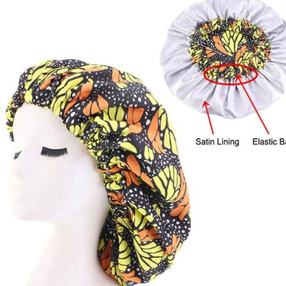 Bounce Curly Hair  Bonnet Women Night Sleep Cap - www.Shopthatapp.com