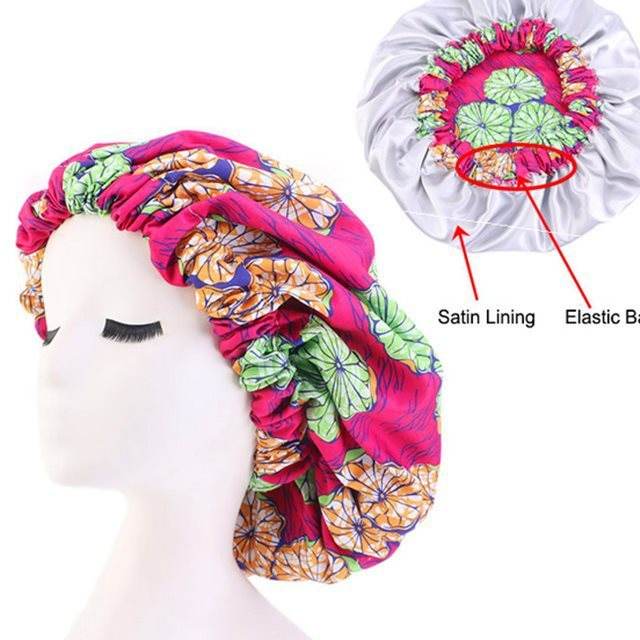 Bounce Curly Hair  Bonnet Women Night Sleep Cap - www.Shopthatapp.com