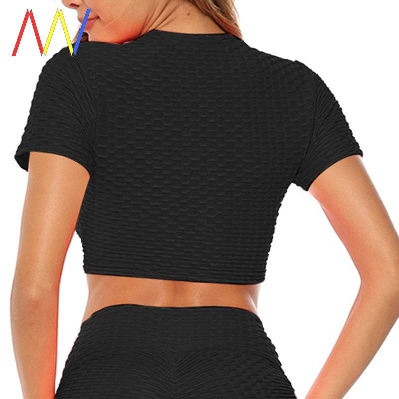 Tank Top Women Crop Gym Yoga Sport Bra Sports Shirts Workout - www.Shopthatapp.com