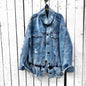 Women Y2K Denim Jeans Ripped Jacket - www.Shopthatapp.com