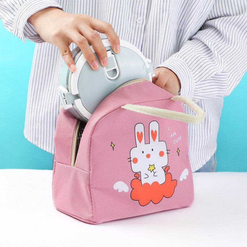 Girls Oxford Cloth Insulated Cartoon Lunch Bag for kids - www.Shopthatapp.com