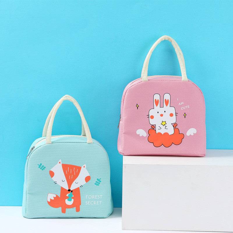 Girls Oxford Cloth Insulated Cartoon Lunch Bag for kids - www.Shopthatapp.com