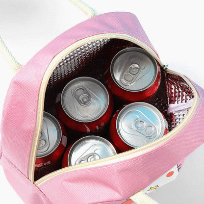 Girls Oxford Cloth Insulated Cartoon Lunch Bag for kids - www.Shopthatapp.com