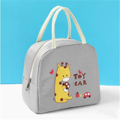 Girls Oxford Cloth Insulated Cartoon Lunch Bag for kids - www.Shopthatapp.com