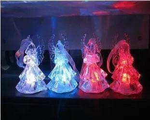 Colorful Acrylic Angel Night Light Christmas Gifts - www.Shopthatapp.com