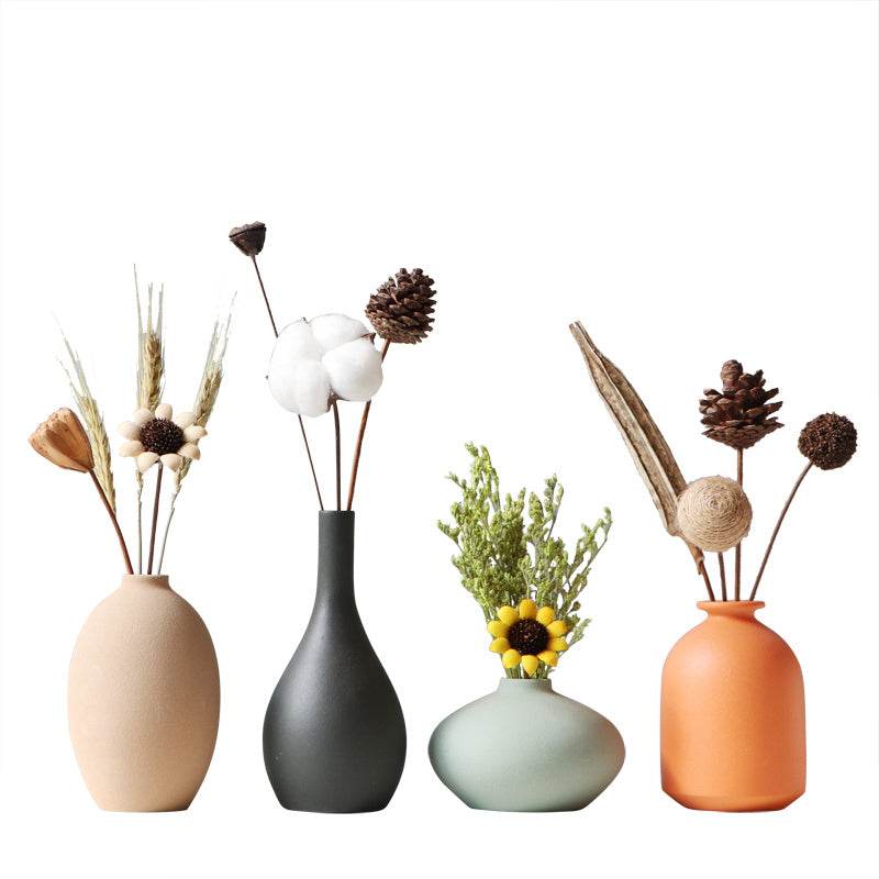 Ceramic Flower Vase Living Room TV Cabinet Flower Stand - www.Shopthatapp.com