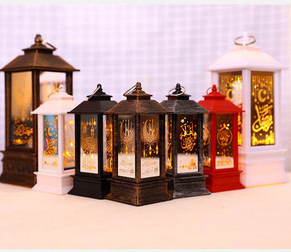 New Plastic LED Wind Lantern Eid Mubarak Gift - www.Shopthatapp.com