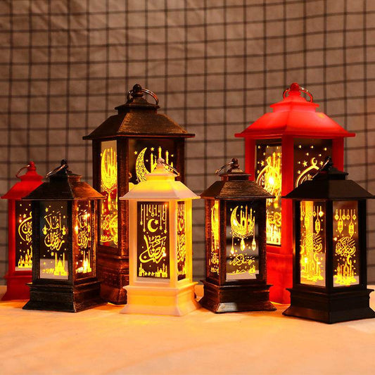 New Plastic LED Wind Lantern Eid Mubarak Gift - www.Shopthatapp.com