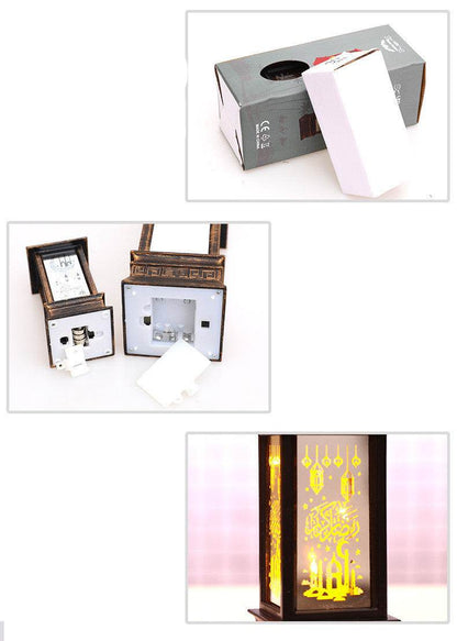 New Plastic LED Wind Lantern Eid Mubarak Gift - www.Shopthatapp.com