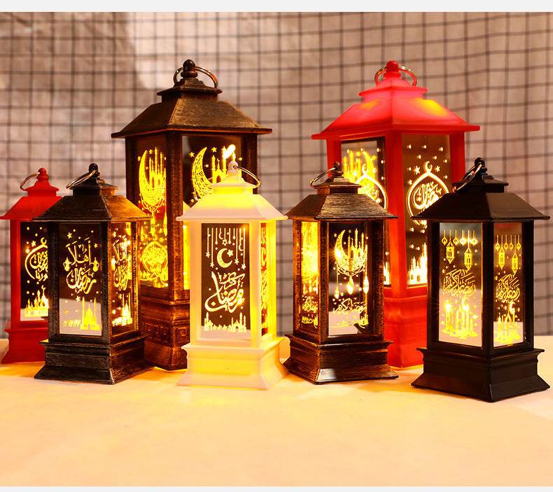 New Plastic LED Wind Lantern Eid Mubarak Gift - www.Shopthatapp.com