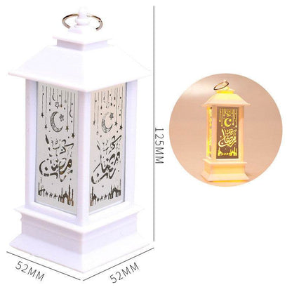 New Plastic LED Wind Lantern Eid Mubarak Gift - www.Shopthatapp.com