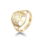 Retro Hollow Design Tree Of Life Dress Ring Unisex - www.Shopthatapp.com