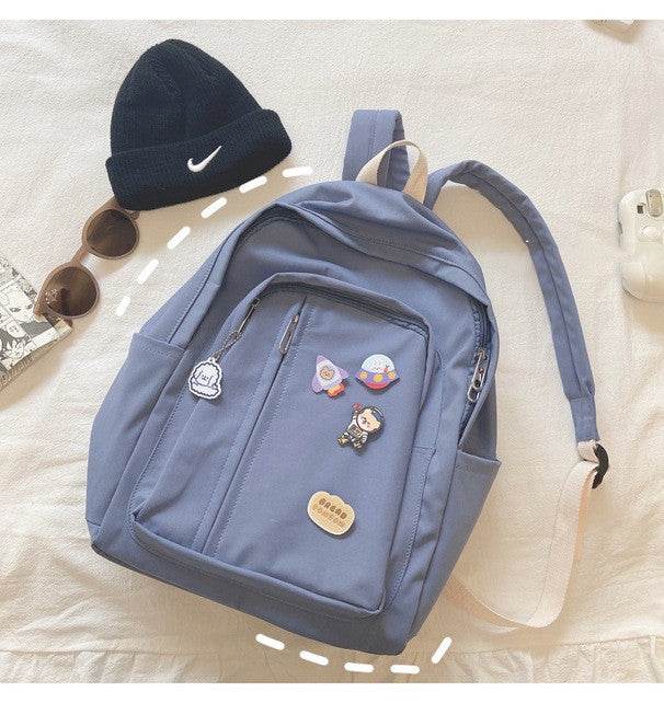Korean Harajuku Backpack – Cute School Bag for Girls - www.Shopthatapp.com