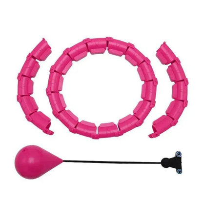 Abdominal Waist Trainer Smart Weighted Adjustable Hula Hoop - www.Shopthatapp.com