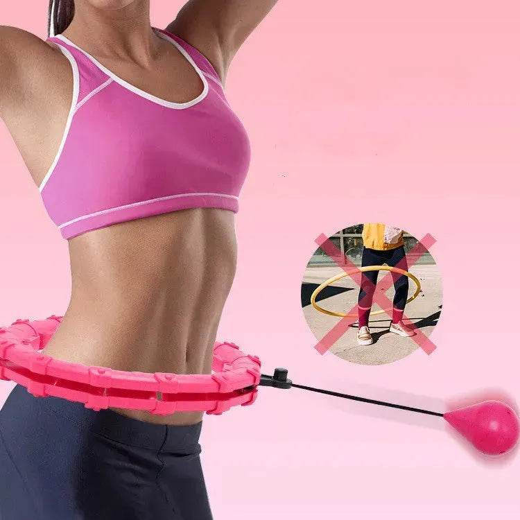 Abdominal Waist Trainer Smart Weighted Adjustable Hula Hoop - www.Shopthatapp.com