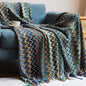 Bohemian Sofa Blanket Cross Border Knitting Blanket Office Nap Blanket Air Conditioning Blanket - www.Shopthatapp.com