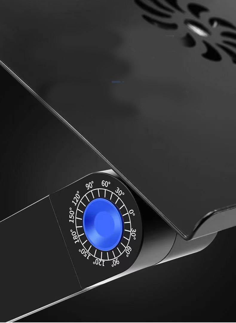 Folding Computer Desk Notebook Computer Stable With Double Fan - www.Shopthatapp.com