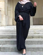 Fashion Plain Abaya dress for ArabMiddle East Dubai Arab Turkey Women Ramadan Eid Jalabiya  for Women - www.Shopthatapp.com