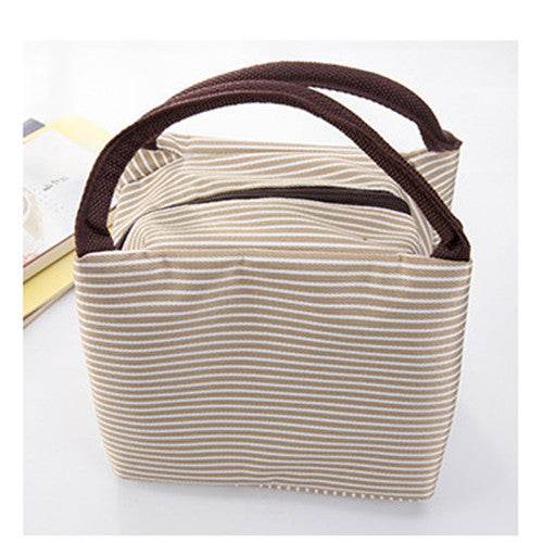 Thermal Insulated Strip Work Lunch Bag - www.Shopthatapp.com