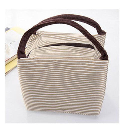 Thermal Insulated Strip Work Lunch Bag - www.Shopthatapp.com