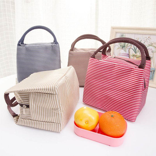 Thermal Insulated Strip Work Lunch Bag - www.Shopthatapp.com