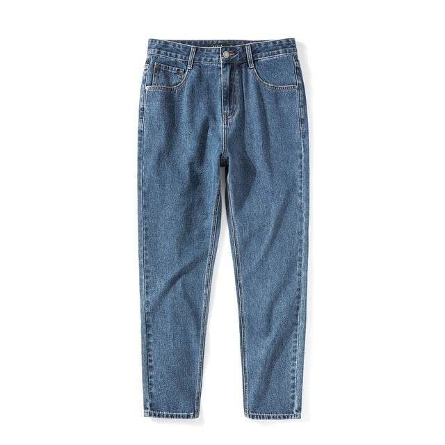 Denim Jeans pant Men New Loose Cotton Jeans Man Autumn  casual - www.Shopthatapp.com