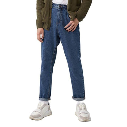 Denim Jeans pant Men New Loose Cotton Jeans Man Autumn  casual - www.Shopthatapp.com