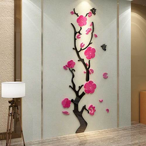 Plum Blossom Porch Decoration Wall Stickers Decals - www.Shopthatapp.com