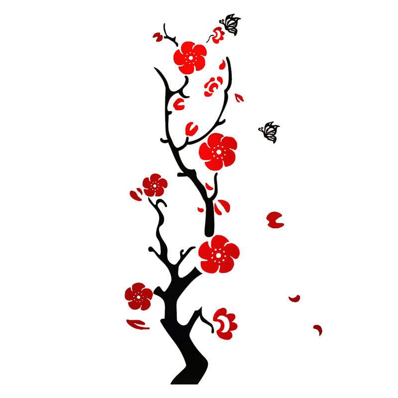 Plum Blossom Porch Decoration Wall Stickers Decals - www.Shopthatapp.com