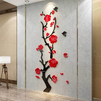 Plum Blossom Porch Decoration Wall Stickers Decals - www.Shopthatapp.com