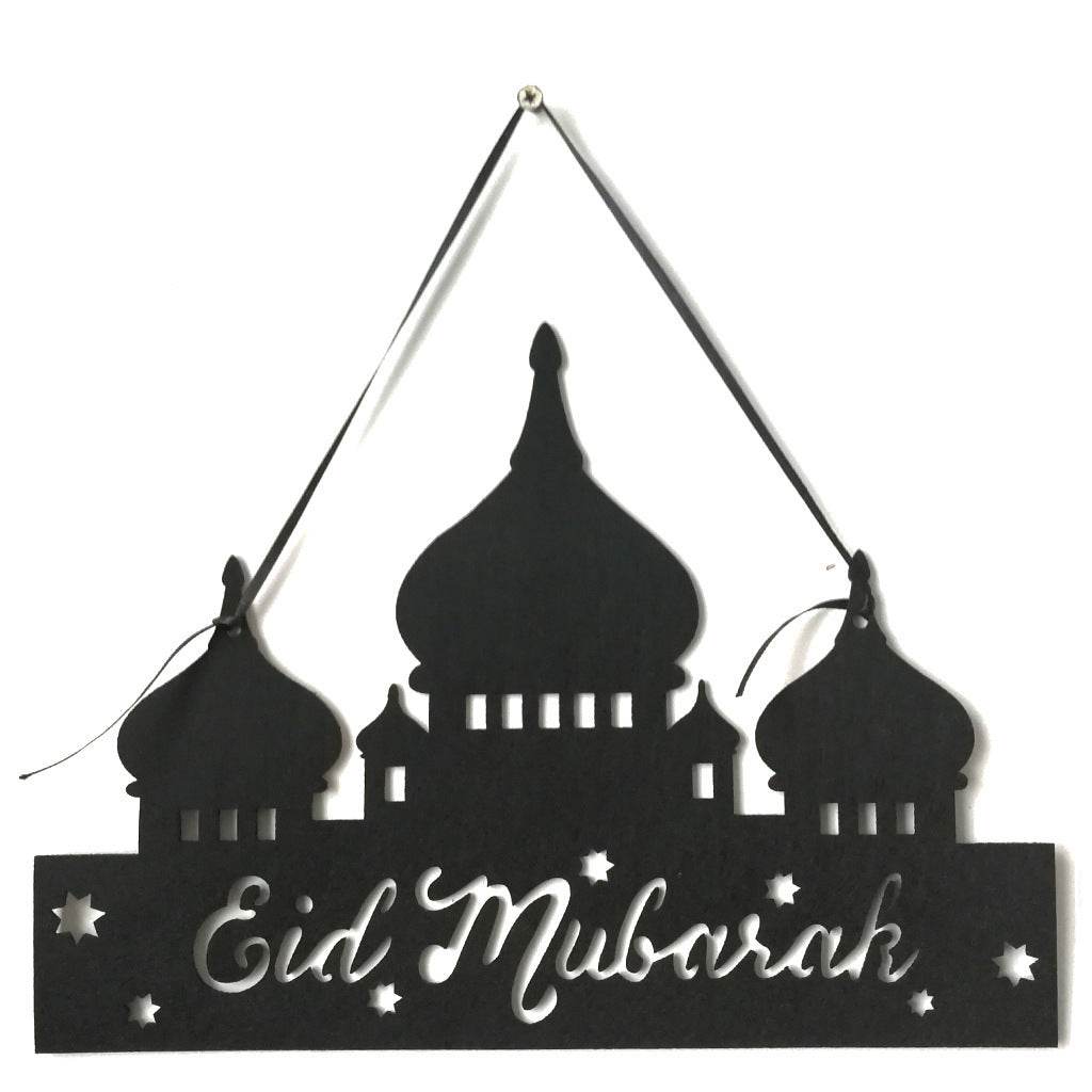 Ramadan Gurban Eid Al-Fitr English Alphabet Castle Home Decoration Pendant plaques - www.Shopthatapp.com