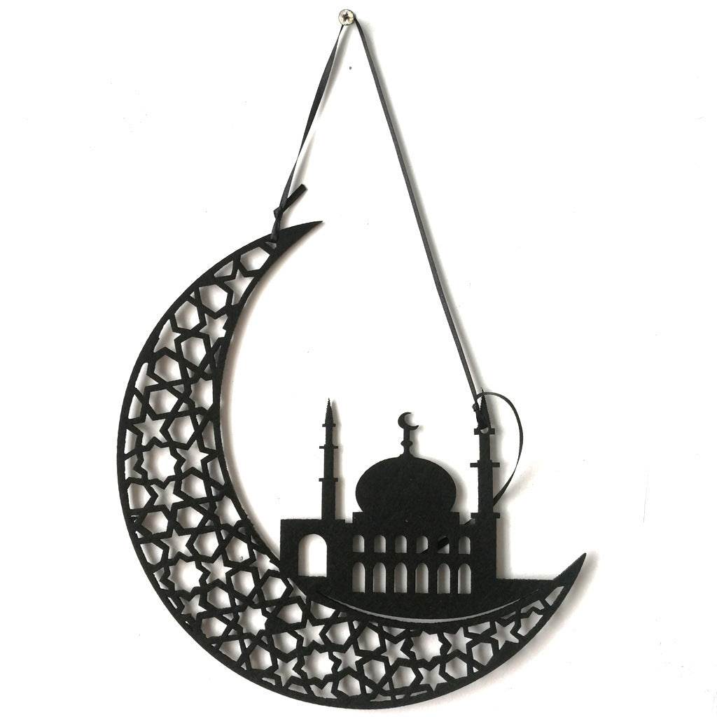 Ramadan Gurban Eid Al-Fitr English Alphabet Castle Home Decoration Pendant plaques - www.Shopthatapp.com