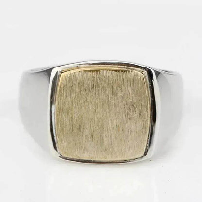 European And American Simple Gold Brushed Men'S Ring Middle East Foreign Trade Fashion Men'S Ring Jewelry - www.Shopthatapp.com
