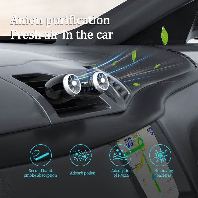 Car Anion Negative Ion Air Purifier Car Interior Supplies