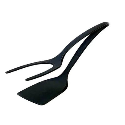 2 in 1 Silicone Omelette Pancake Spatulas and tong - www.Shopthatapp.com